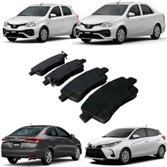 Pastilha Freio Cerâmica Dianteira Toyota Etios Yaris