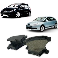 Pastilha Freio Cerâmica Traseira C4 Pallas - Peugeot 307