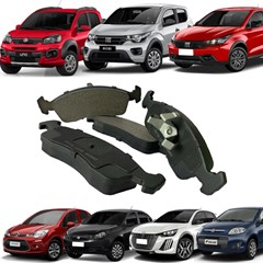 Pastilha Freio Cerâmica Diant 208 C3 Argo Mobi Palio Uno